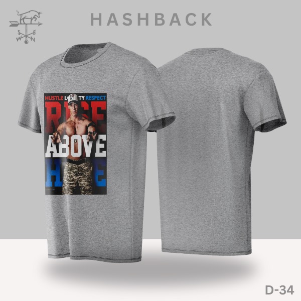 HashBack Printed Crew Neck T Shirt For Men - Round Neck II