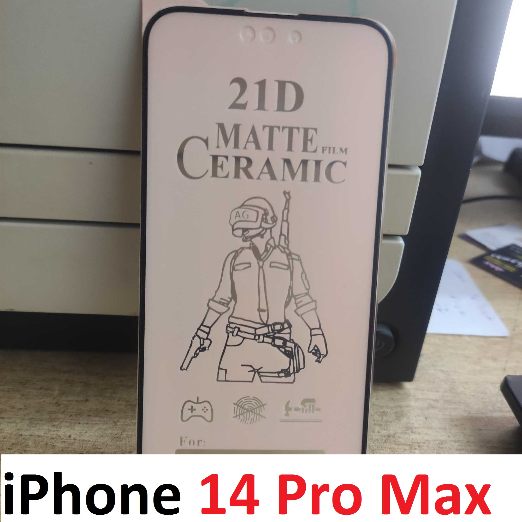 iPhone 14 Pro Max Ceramic Matte Protector for PUBG Gaming