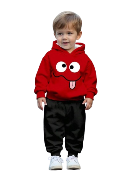 Hoodie & Trouser Set | Boys & Girls Warm Sweat Suit | Premium Fajar Stock Winter Collection