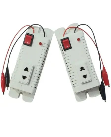 DC to AC Mini Inverter 12V to 220V 30W Portable Power Converter | Car Power Inverter with USB Output | Solar Compatible Battery Operated Inverter for Mobile Charging, Travel & Home Use