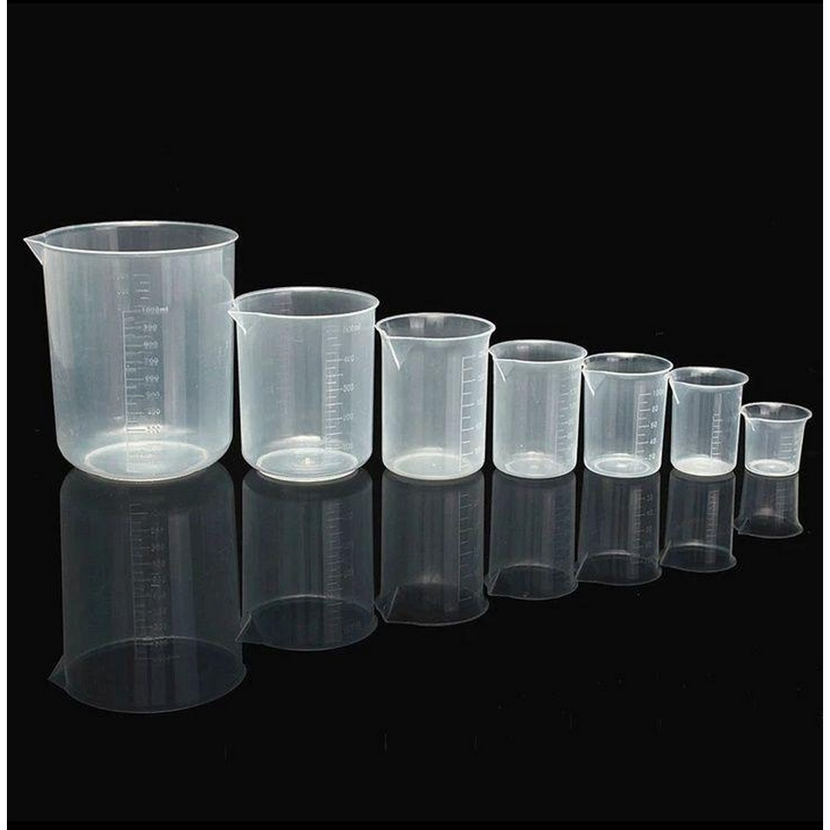 50ml 100ml 150ml 250ml 500ml 1000ml 6 Pcs Laboratory Plastic Beakers Graduated Volumetric Beaker Container Measuring Cup Tool Buy Online At Best Prices In Pakistan Daraz Pk