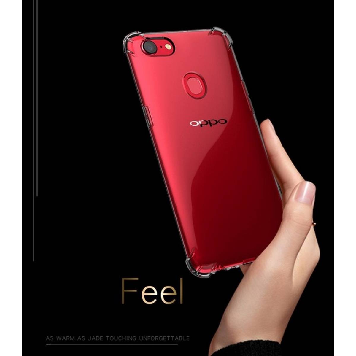 oppo f5 back cover transparent