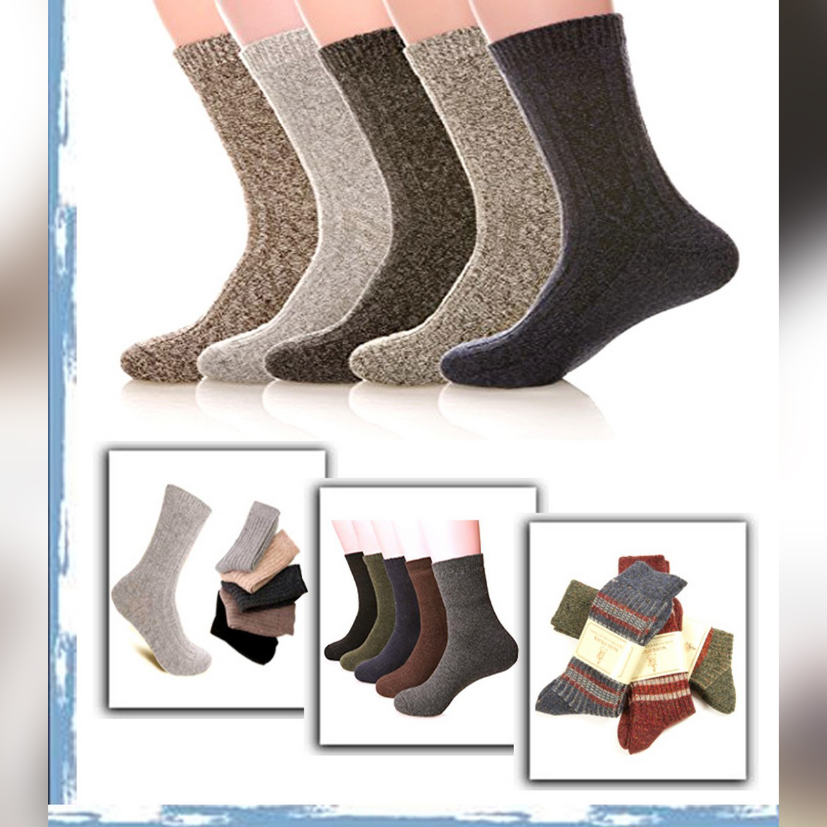 06 Pairs – Winter Socks for Men