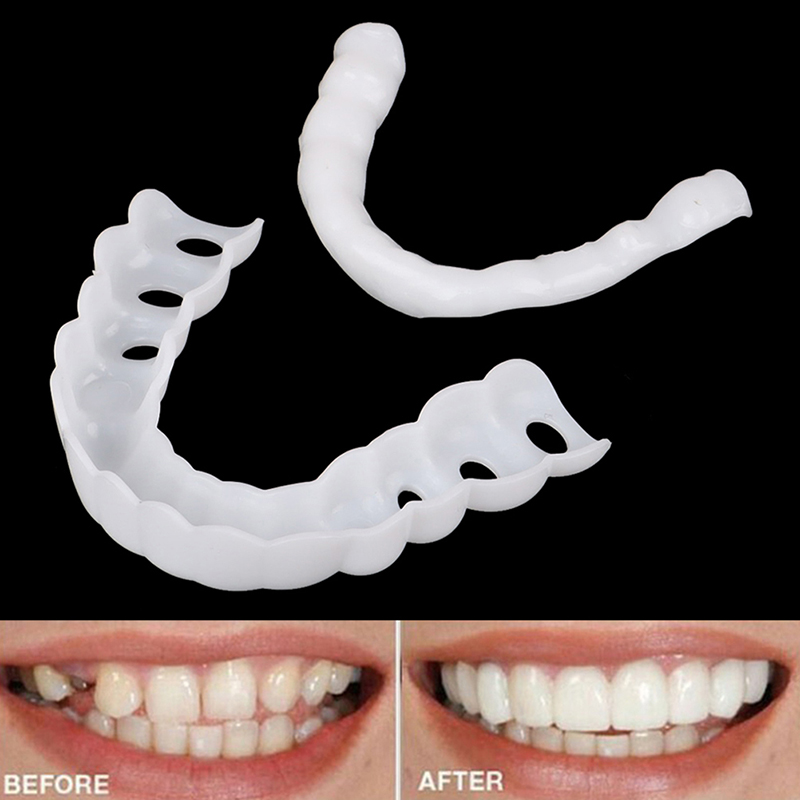 Denture Case Organizer Plastic Dental Retainer False Tooth Storage Box