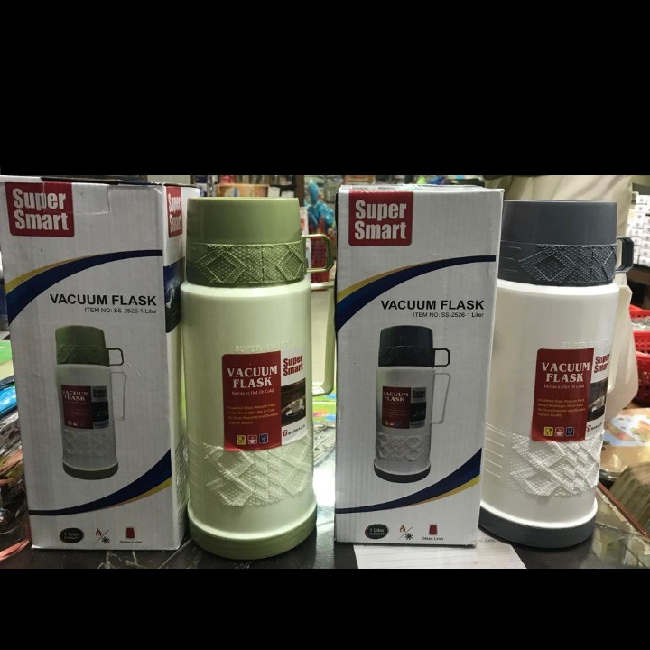 1 Liter Glass lined thermos Vaccum Flask Hot and Cold HOT & COLD VACUUM