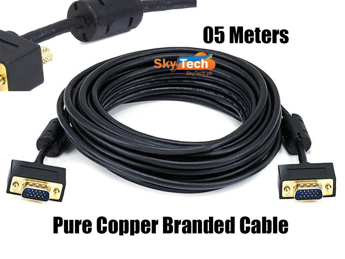 VGA / Display Cable for Computer CPU/ Laptop  to  LCD / LED