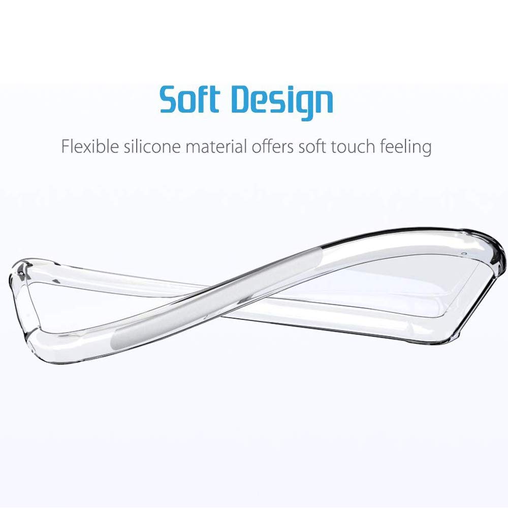 Transparent Back Cover for Vivo V21E and Y73 2021 with Camera Protection