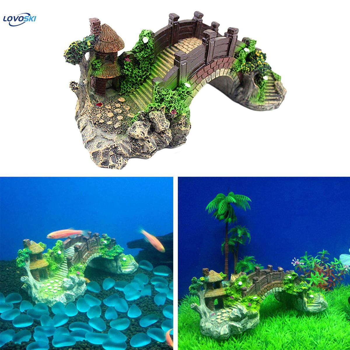 Aquarium Fish Tank Decoration Landscape Figurine for Fish Tank Desktop Decor small Daraz.pk