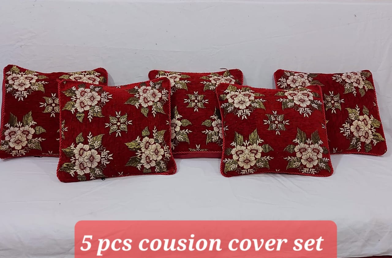 Velvet Cushion Cover 5Pcs Set