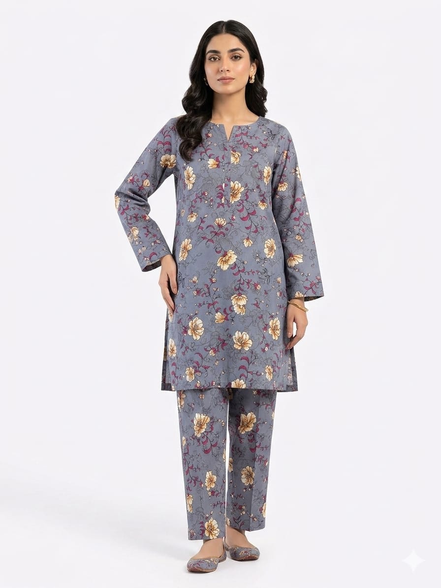 Polo Cotton Printed 2 Pcs Collection – 1.5 Metre by 90 Inch