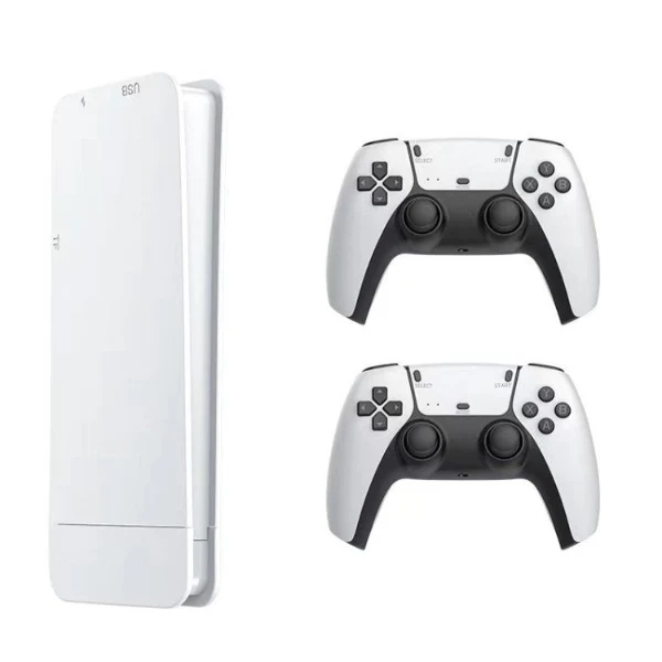 New - M15 Game Stick Pro Console 64GB with Dual 2.4G Wireless Controllers – 20000 Games