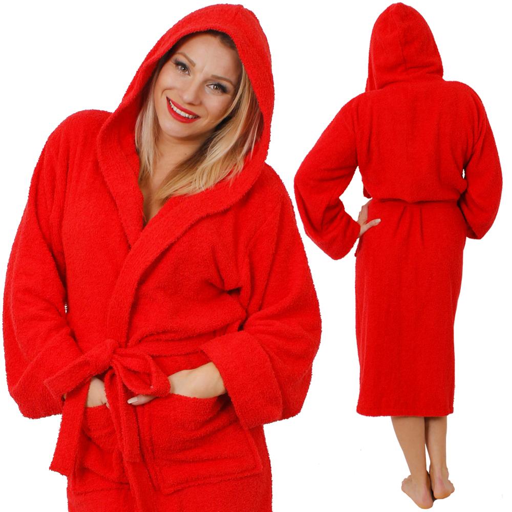 red towelling dressing gown