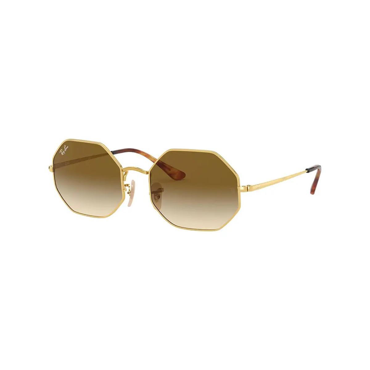 Gold on sale octagon sunglasses