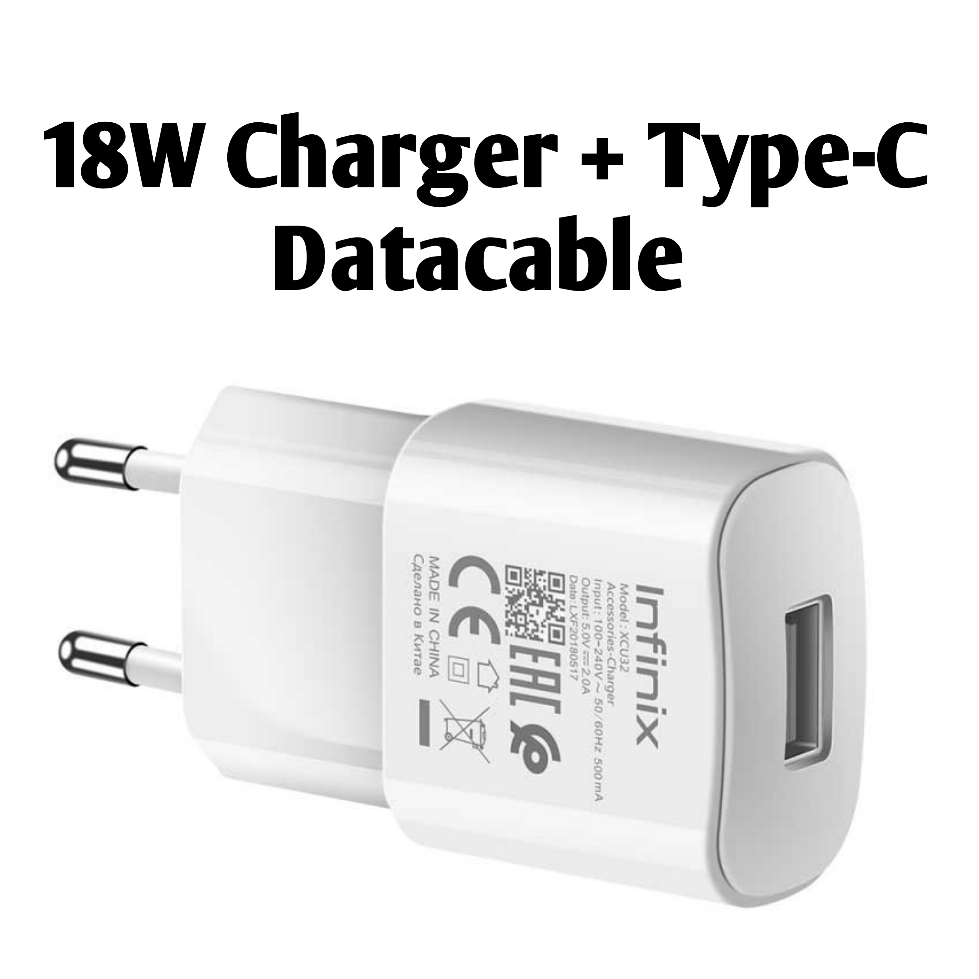 Fast Charging Infinix Hot Play Charger Watt 18W Infinix Original