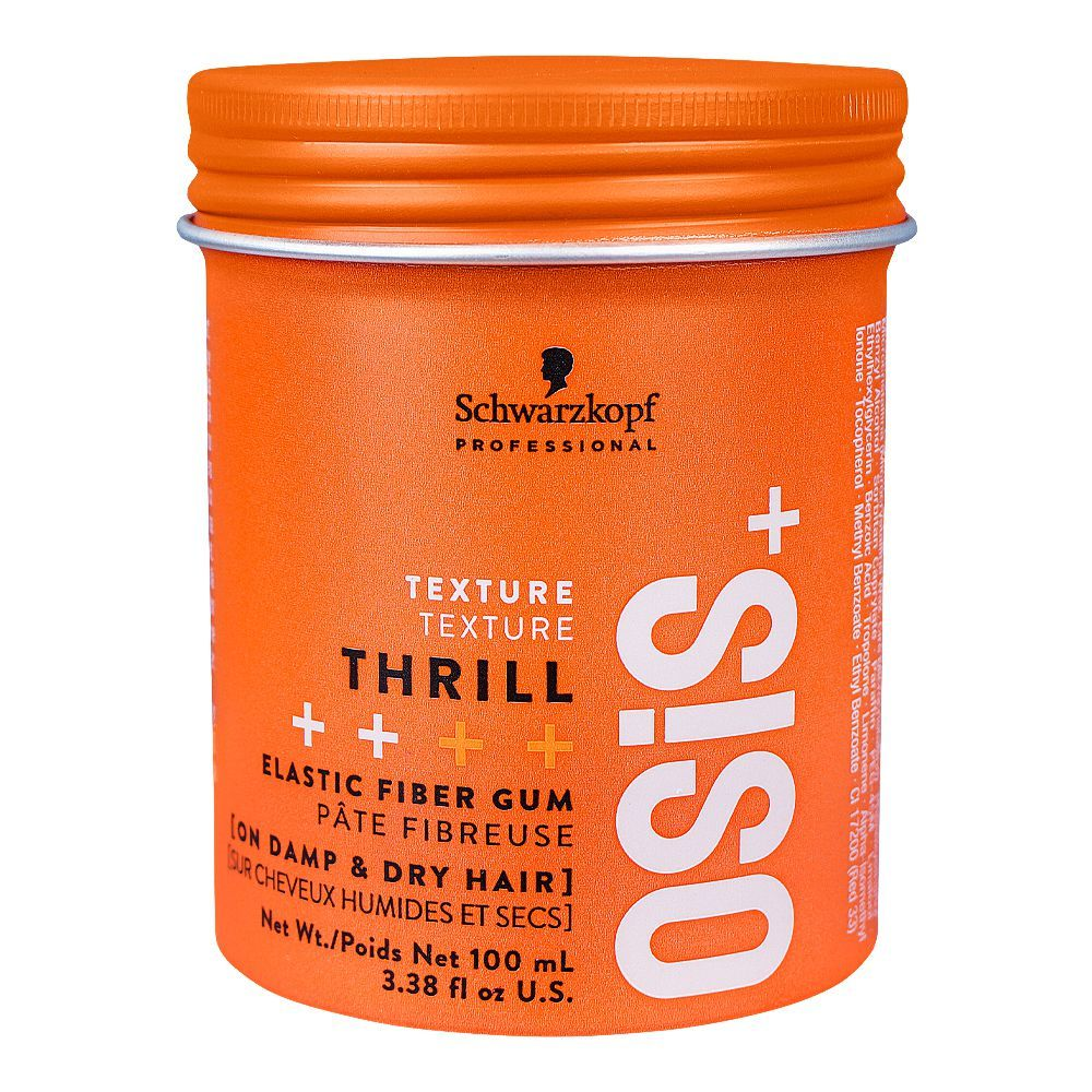 Schwarzkopf Oseis+ Texture Thrill Elastic Fiber Gum | Hair Styling Care | 100ml