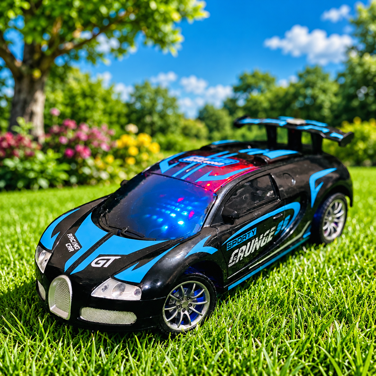 RC Car Remote Control Climber Car with LED Spray Off Road Monster Car, Rechargeable monster truck Car for kids, High Speed Monster Car, for Girls & Boys