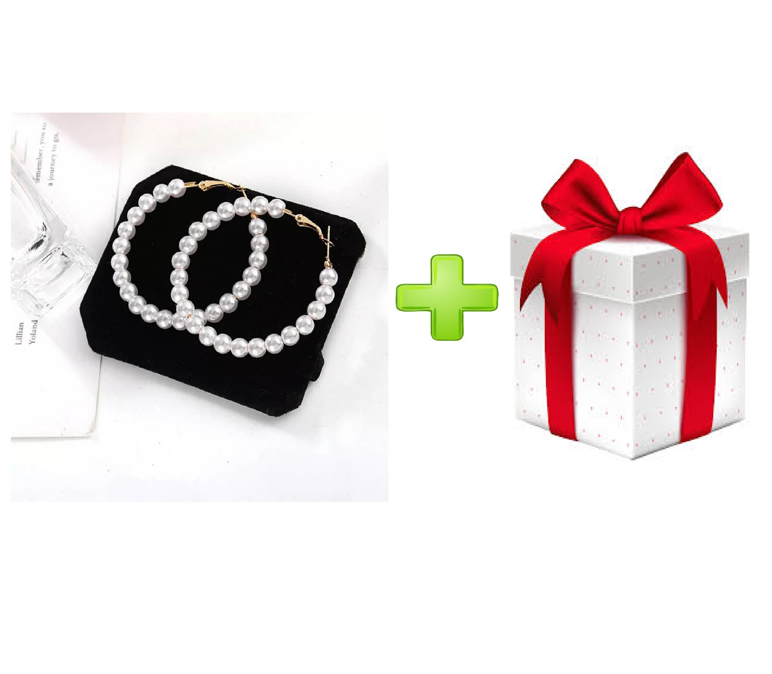 Pack of 02 - Fashionable stylish design Pearl Hoop Earrings for Girls with Gift No Ratings Brand:No BrandMore Jewellery from No Brand Rs. 98 Rs. 200-51% Quantity 1    Buy Now  Add to Cart