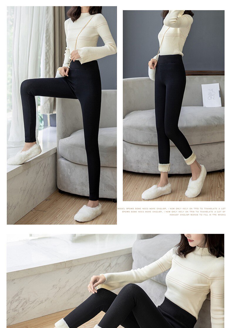 Leggings Women Velvet Drilling Sign Warm Trousers Winter Thick Tight Pants  Pants Work Clothes for Women Office : : Clothing, Shoes 
