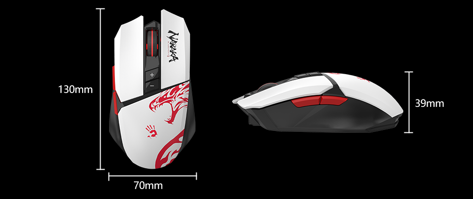 A4tech Bloody R36 Ultra Naraka Dual Mode Wireless Gaming Mouse 2.4G+USB Wired with 12000 CPI and 75 Hrs Playtime 18 93c2bc1d01b4576946a409c90d61cd50
