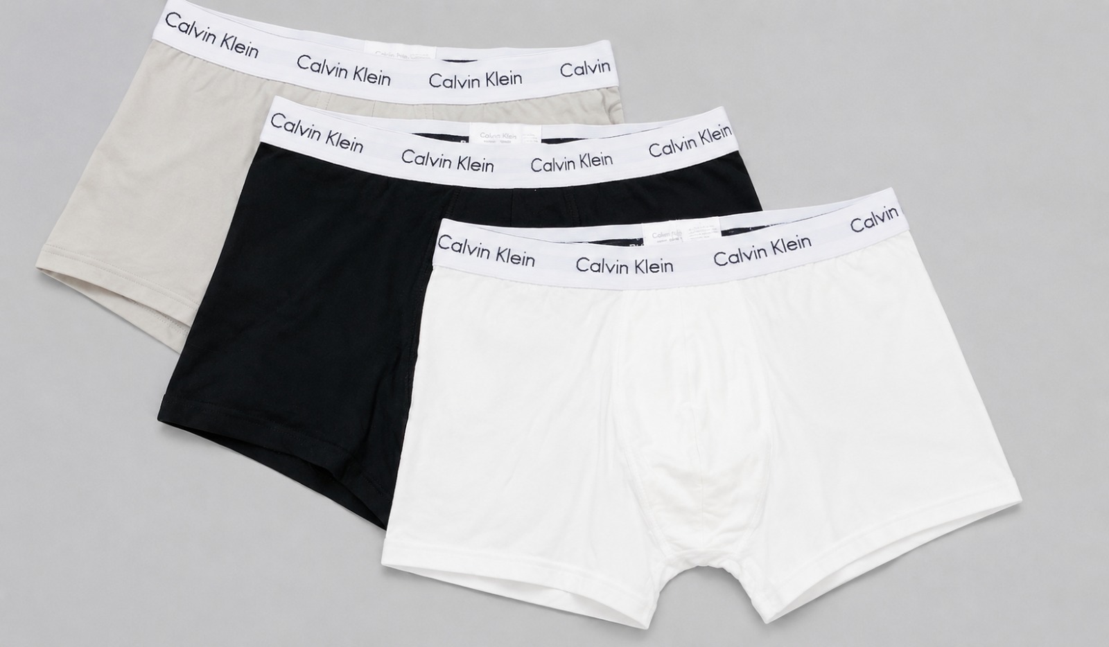 Pack of 3 Men's Cotton Boxers/Underwear - Good Quality (Not Original CK) Good Quality Random Colors  This is not original CK; it is a copy, but the quality is Good  DISCLAIMER:Product color and design and brand may vary slightly.