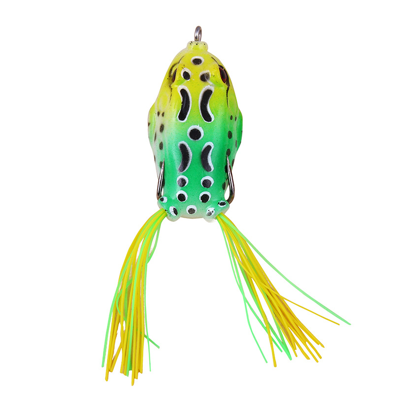 1 Pcs 5G 8.5G 13G 17.5G Frog Lure Soft Tube Bait Plastic Fishing Lure with  Fishing Hooks Topwater Ray Frog Artificial 3D Eyes
