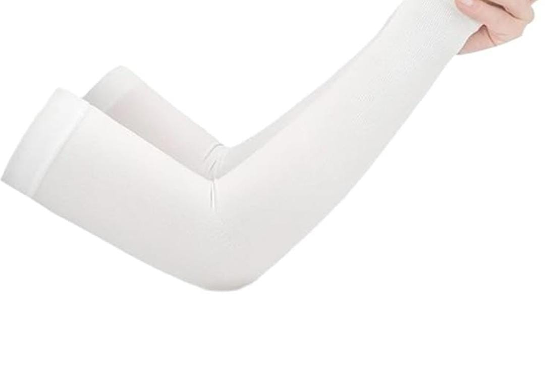 1 Pairs Arm Guard Sleeve with Thumb Hole Protective Sleeve Holders Sun UV Protection Long Arm Cover For Running Fishing Cycling
