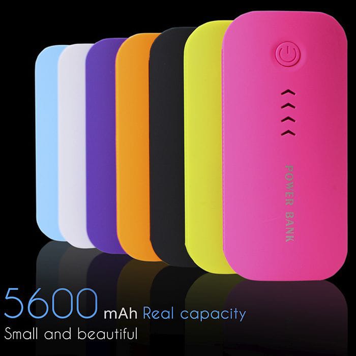 latest slim pocket size 5600 mah power bank plus free usb cable