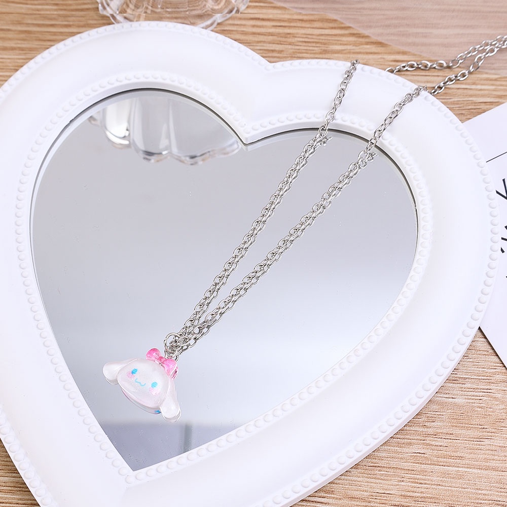 Kawaii Cartoon Sanrio Kuromi Melody Pochacco Pendant Necklace/ Anime
