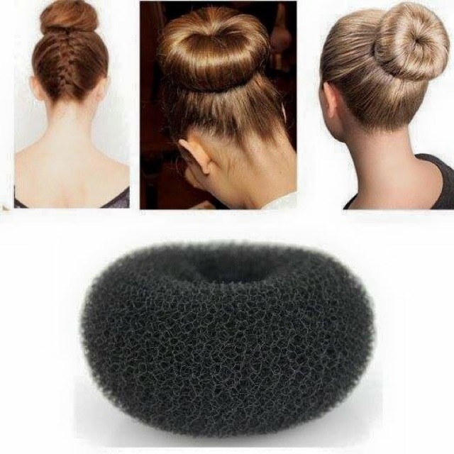 Hair Donut Bun Maker – 2 Stück, 11,4 Cm Durchmesser, Braun, Für Voluminöse Dutt-Frisuren