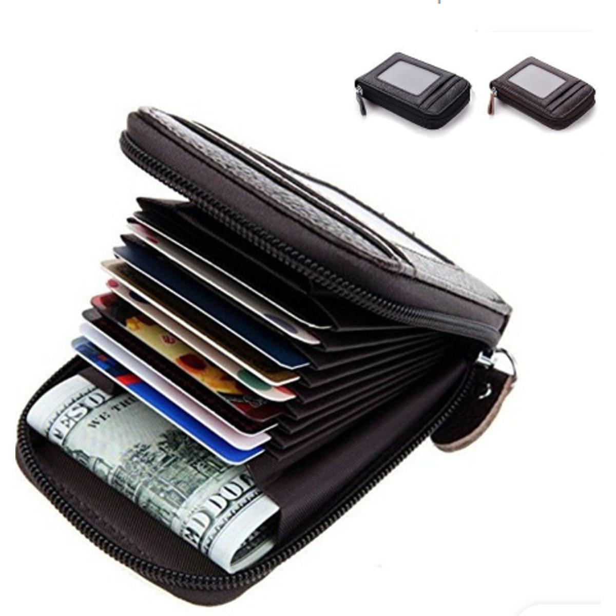 Genuine leather card holder wallet for men fashion wallet for boys card holder for male