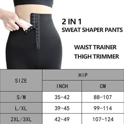 Sauna Shaper Pants For Women Weight Loss Thermal Sweat Capris Shorts High  Waist Butt Lifting Workout Leggings With Tummy Control - Shapers -  AliExpress