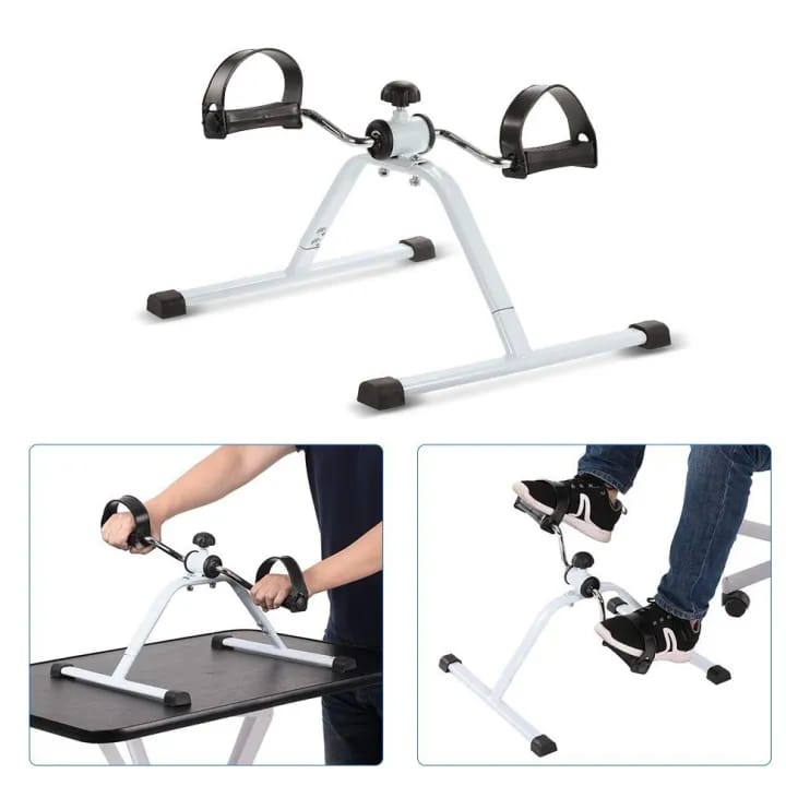 DAN TECHNOLOGY Whisper-Quiet Pedal Exerciser | Foldable Mini Bike for Arm, Leg, Recovery & Cardio Training