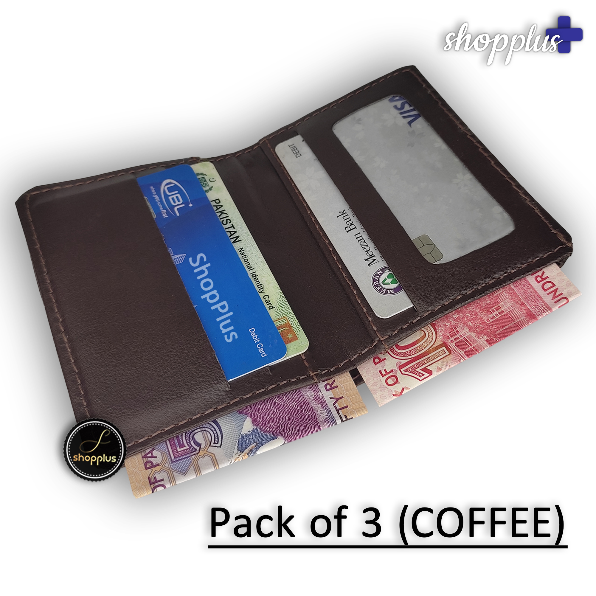 Slim Minimalist Wallet for Men - PU Leather  Snap-Free Card Holder with RFID Protection