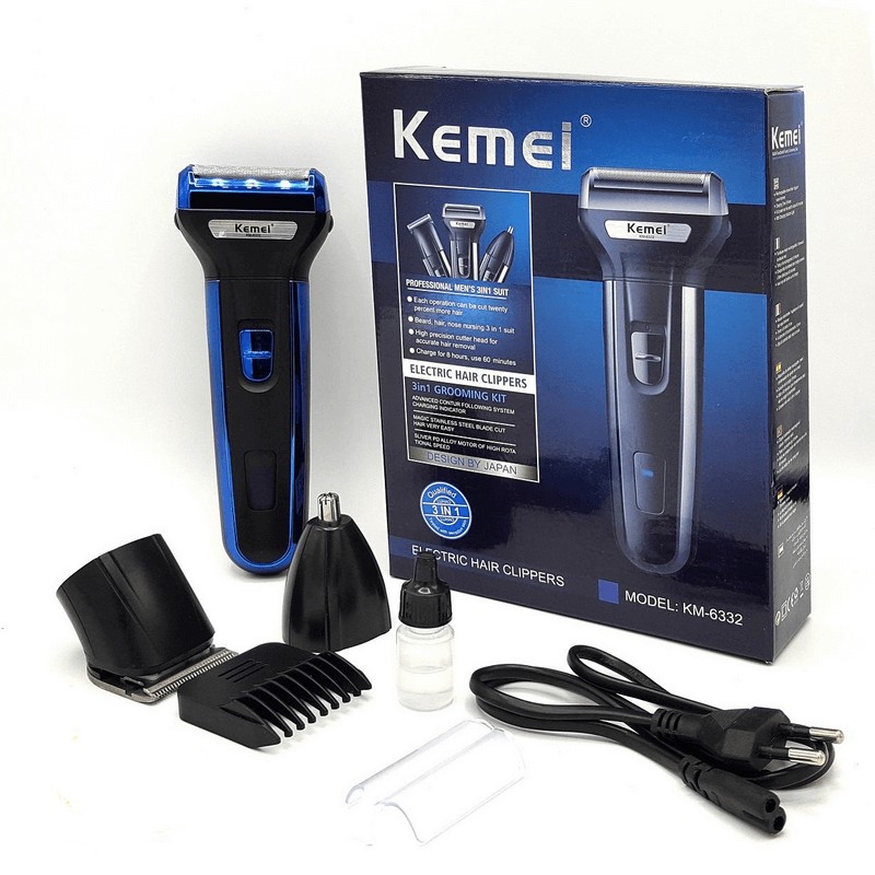 Orignal Shaving Machine 3 In 1 Rechargeable Hair Clipper Shaver beard Styling Trimmer Hair Removal machine for men