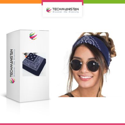 Techmanistan Trending Paisley Bandana Scarf, Bandana for Girls, Bandana for Men Head