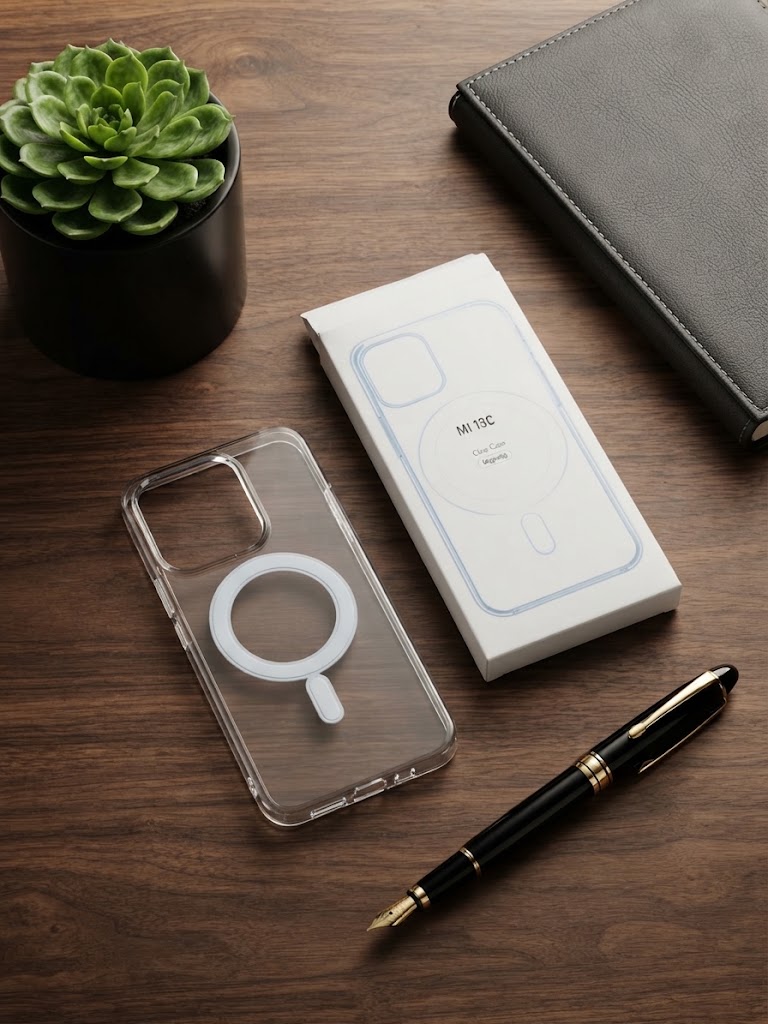 Redmi 15c Magnetic Case Shockproof Transparent Clear Cover for Redmi 15c Magnetic Case