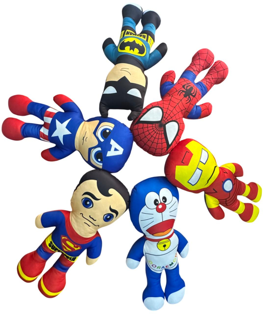 Cartoon stuff16 Inch - Soft Baby Cartoon Characters Toy Baby Baba Girl Doll Soft ToySuper Hero Avengers Stuffed Toys Collection For Kids, Marvel Heroes Soft Plush Toy Best Gift For Babies & Children Boys & Girls Fluffy Shaggy Teddy Stuff Pillow Cartoon Le