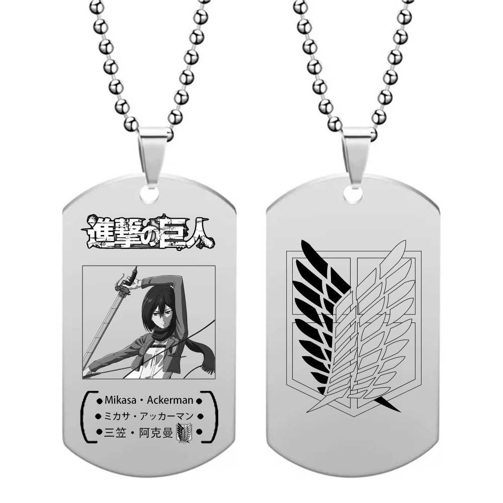 attack on titan necklace mikasa necklace