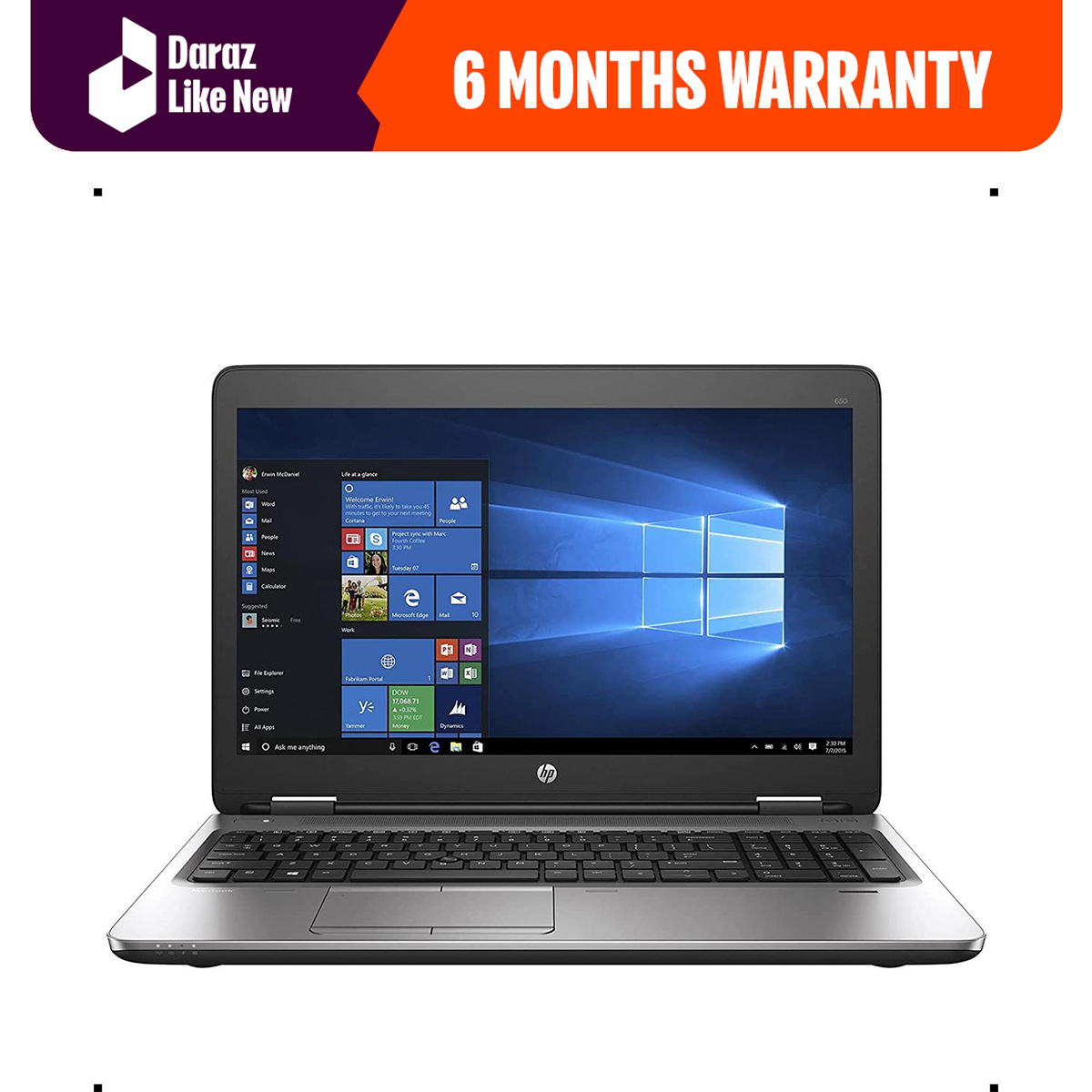 HP ProBook 640 G3 14 Inch Laptop PC, Intel Core i57200U up to 3.1GHz