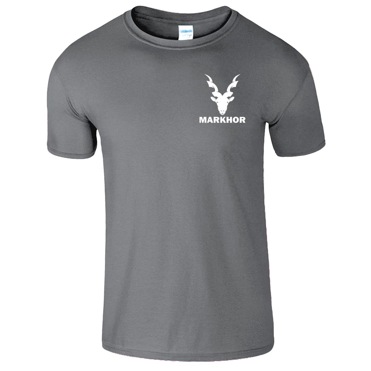 Markhor Logo T Shirt For Mens Printed T-Shirt Half Sleeves Round Neck Tshirt