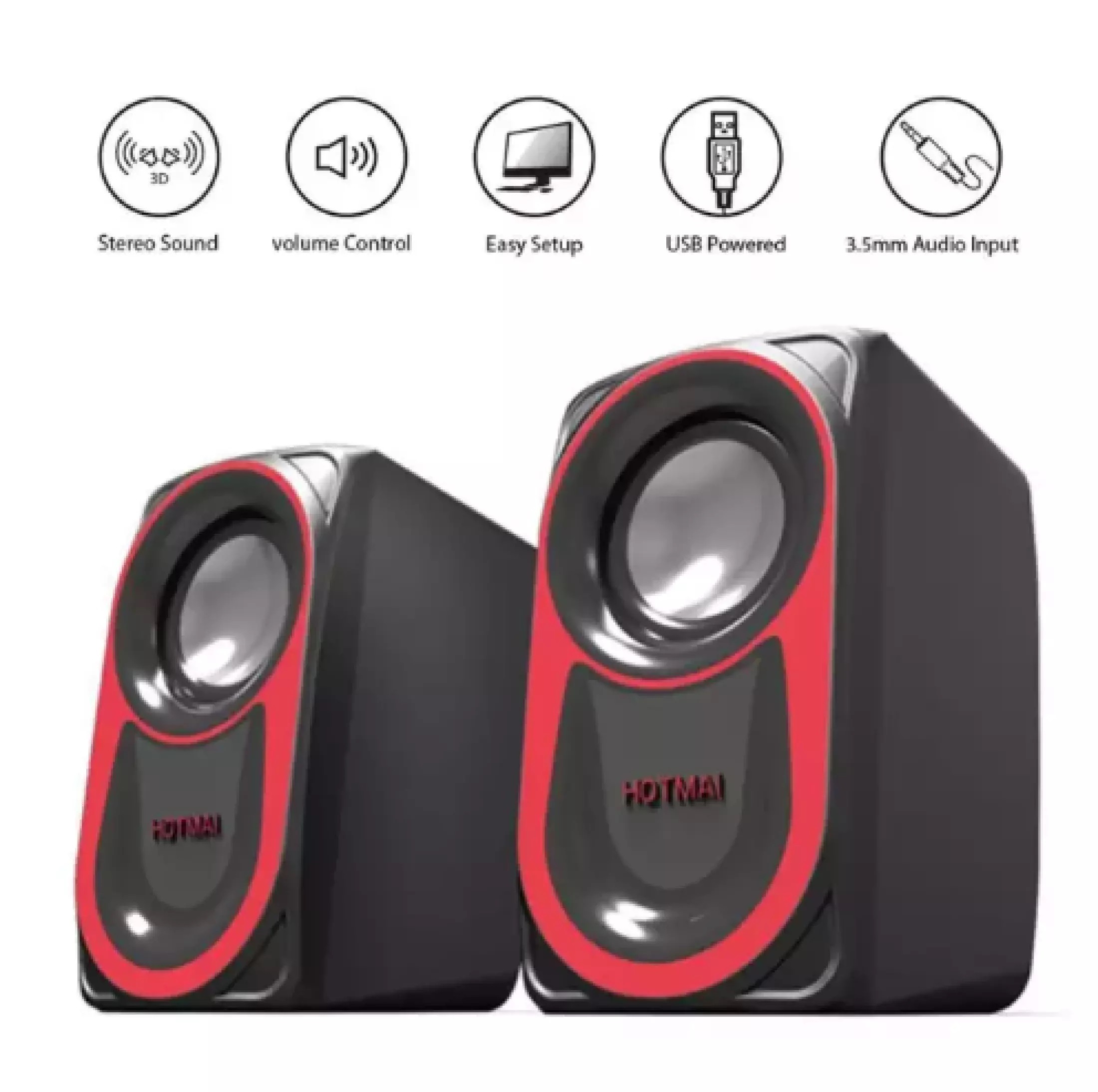 Hotmai HN86 Multimedia Speaker for Computer & Laptop