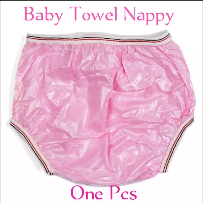 Pack Of 1 – Washable Pants Diapers / Plastic Panty / Parachute Panty / Plastic Chadi – For Kids Multicolours