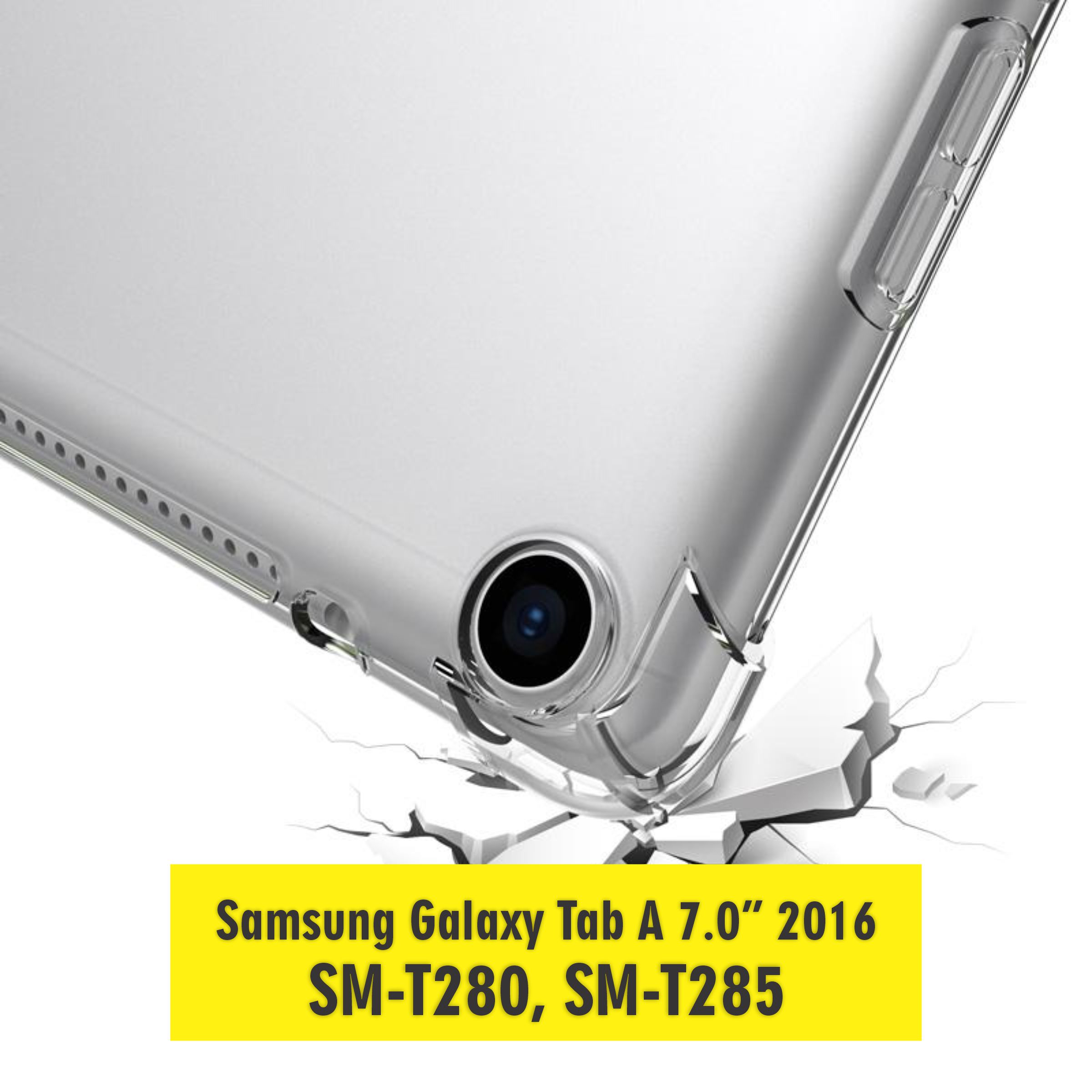 Samsung Galaxy Tab A 7inch 2016 SM-T280 T285 Tablet Case Transparent Cover Tpu