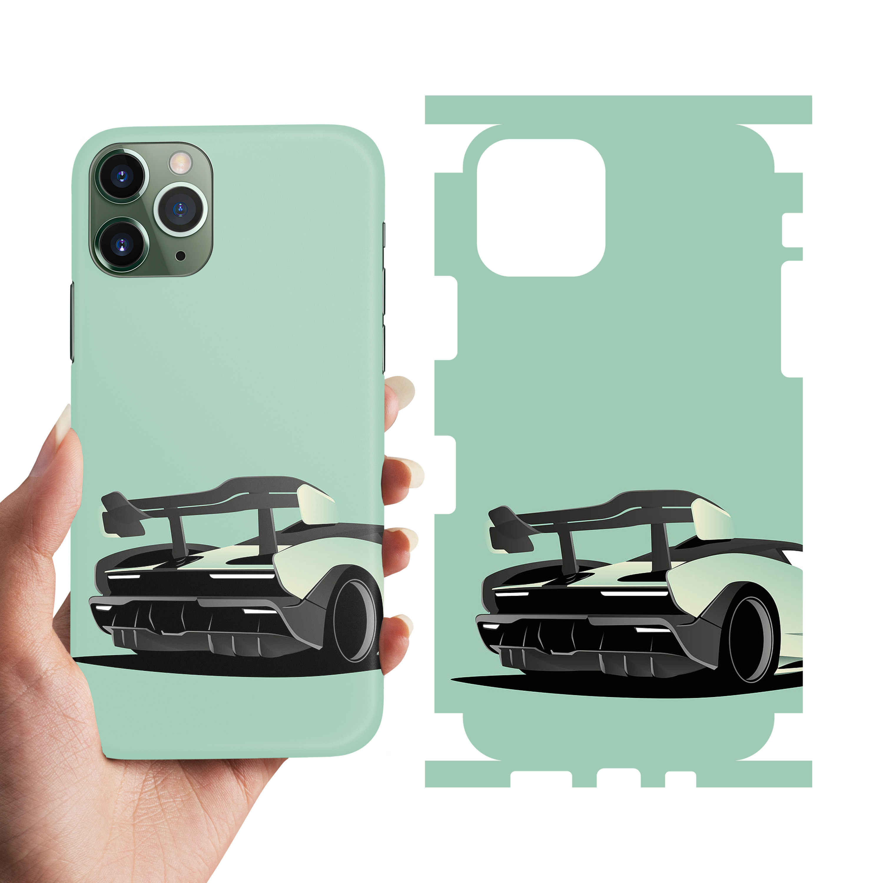 Car illustration Mobile Skin | zeroqib skins | Premium & Personalized ...