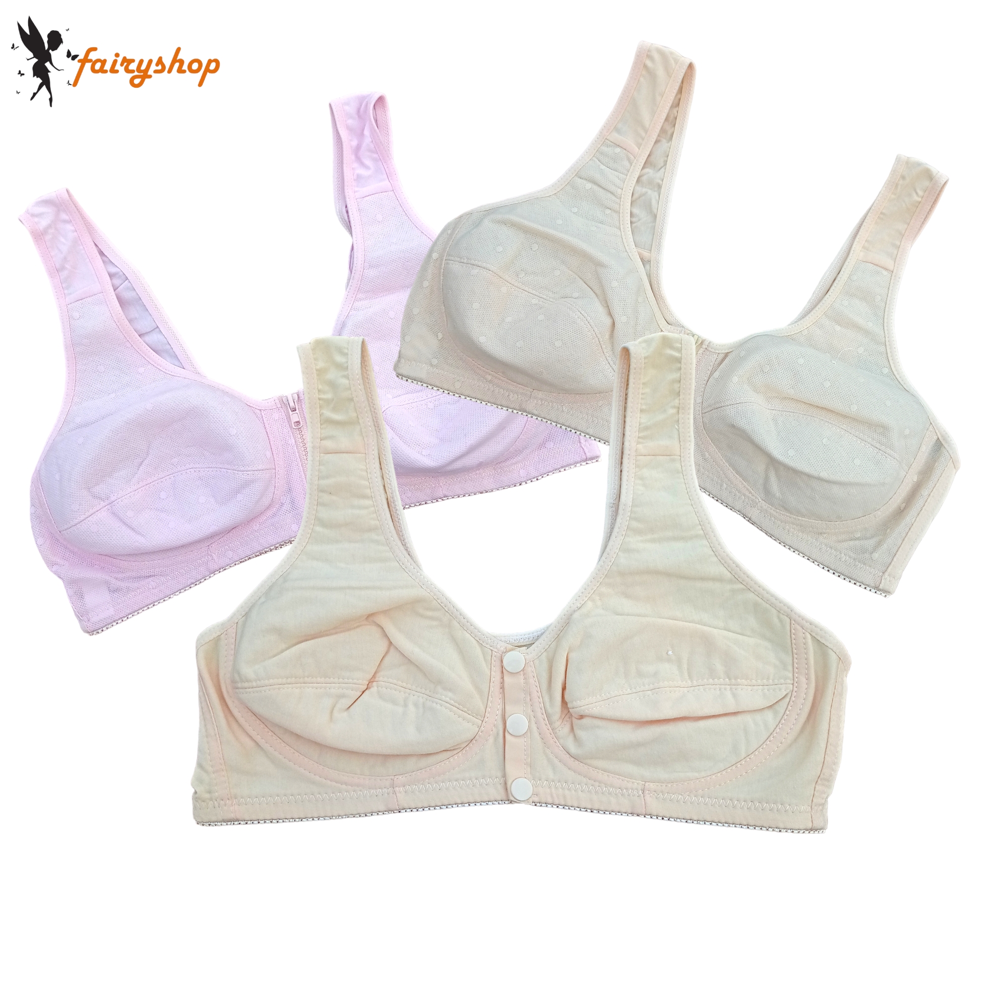 Everyday Cotton Bra(Front open) Non Padded