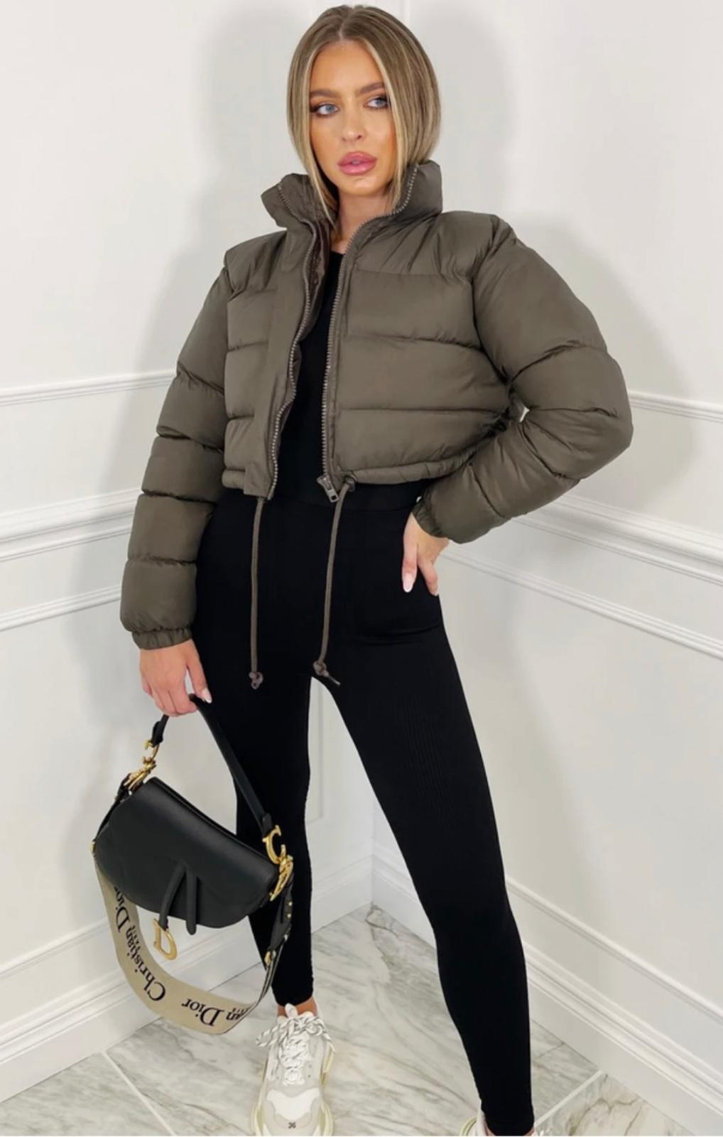 sportswear air crop padded jacket