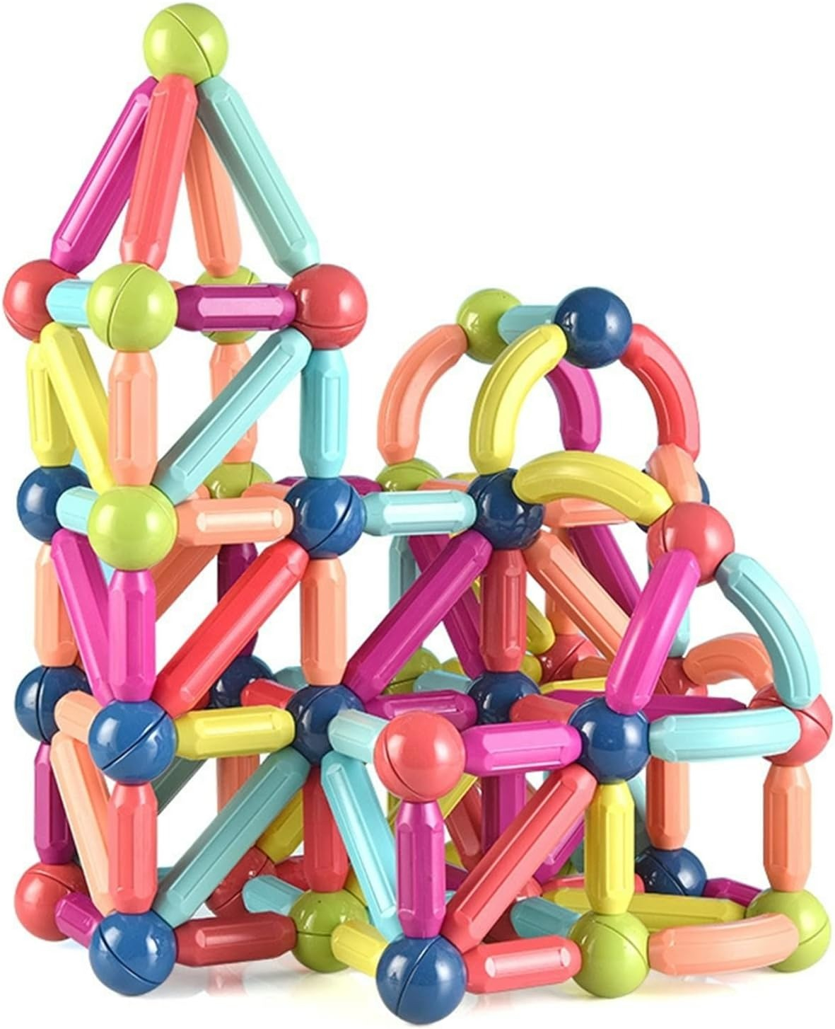 Magnetic Building Blocks Educational Toy for Kids | STEM Magnetic Construction Building Set | Creative Learning Toy