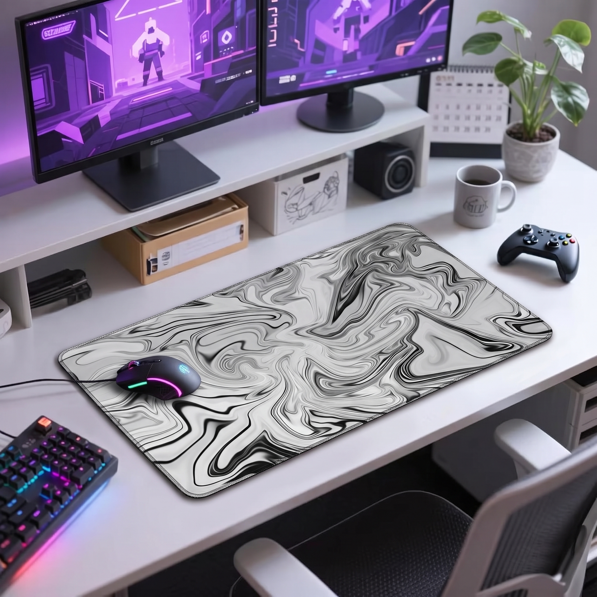 SIXZO Gaming Mouse Pad 600*300mm with 3mm thickness for Gaming and office Desk Mat Pad Mousepad