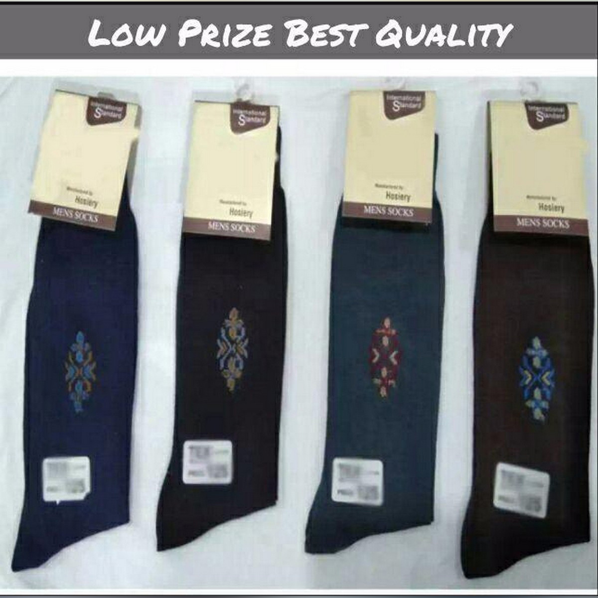 PACK OF 4 COTTON SOCKS FOR MAN