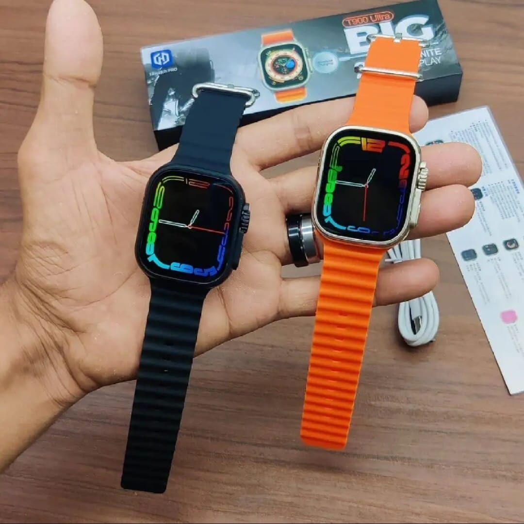 Smart Watch T900 Ultra Smart Watch / T900 Ultra 2 SmartWatch - 2.09 Infinite Display - 49MM Dial Size - Built-in Games - Bluetooth Calling - Crown Working